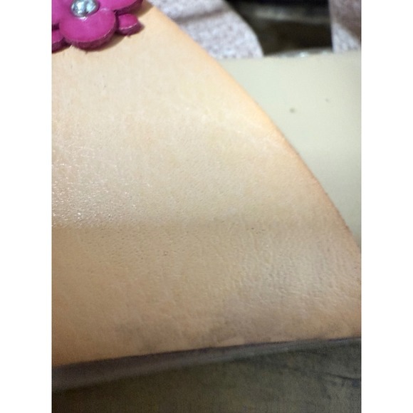 Old Navy Daisy Floral Brown Gladiator Sandals Tie Ankle Size 9 Boho Twee - Picture 8 of 8